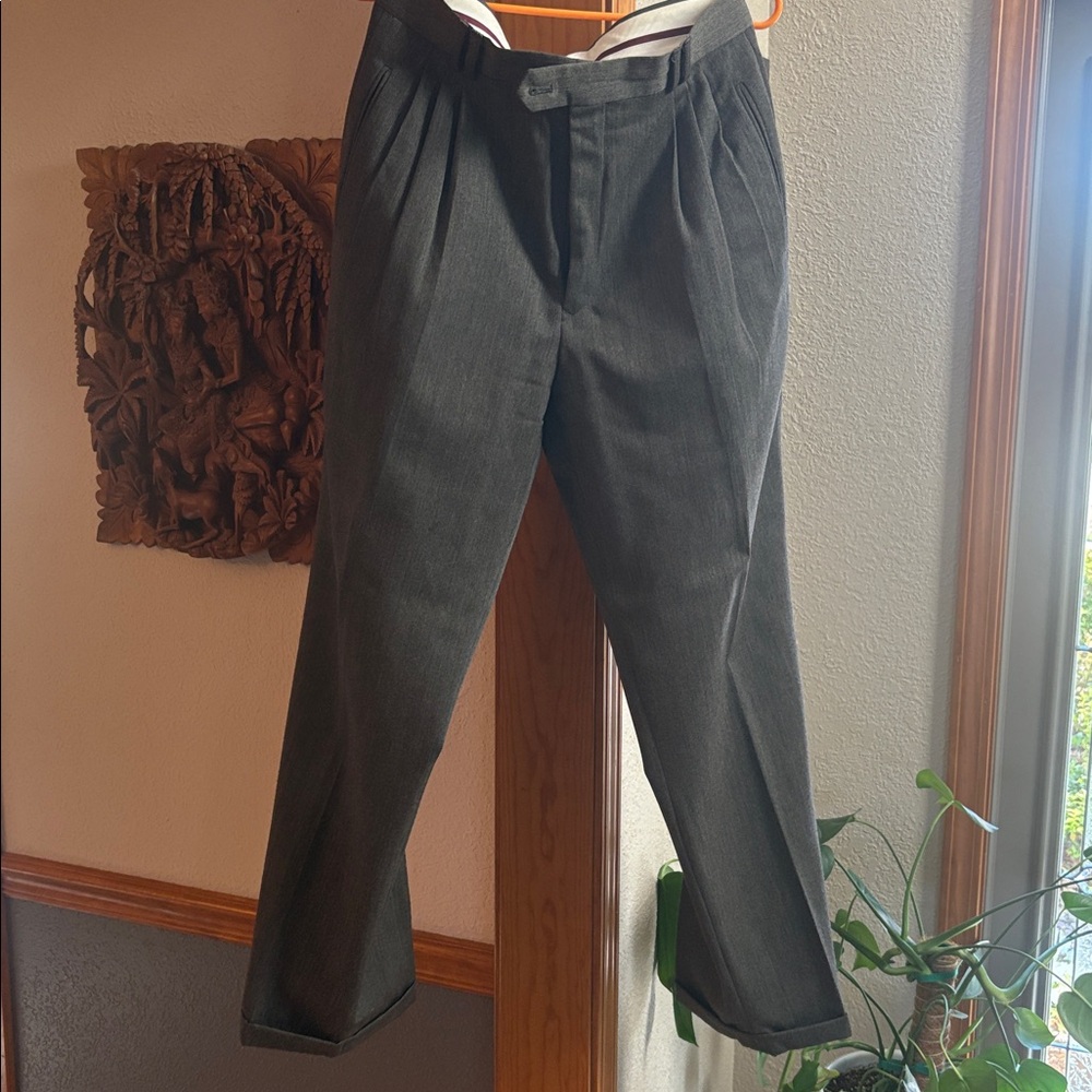 Louis Raphael Gray Dress Pants for Men